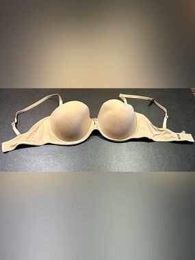 38DD Beige Aerie Audrey Strapless Bra (with straps)